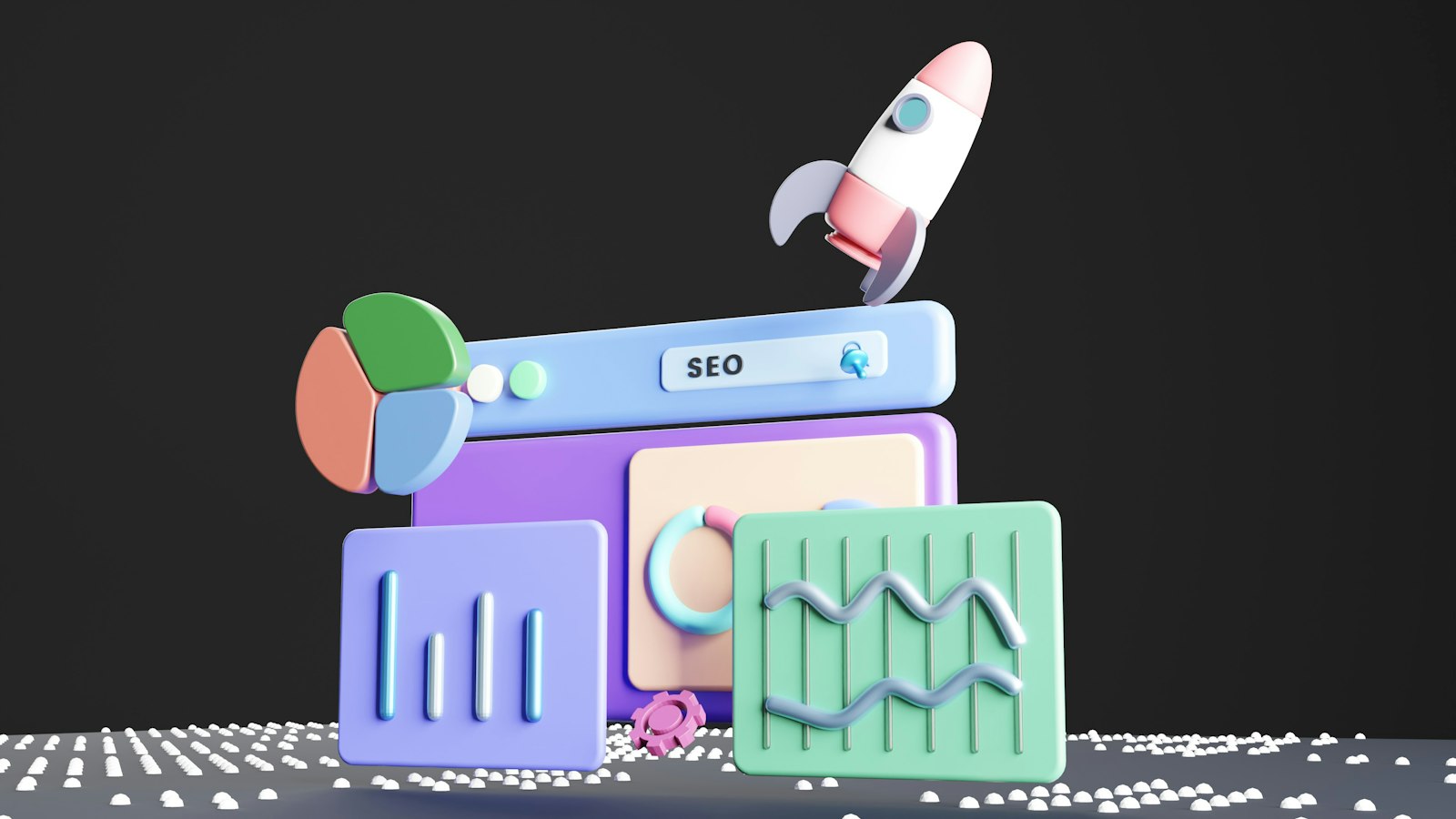 Daftar kontak dan data tersusun di layar komputer