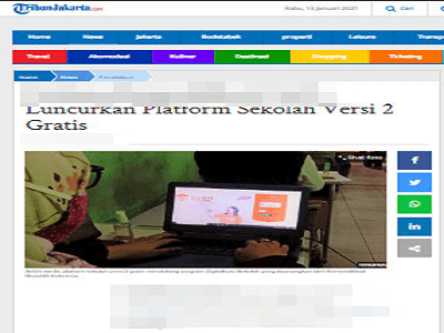Contoh press release klien Akudigital yang tayang di media online 1