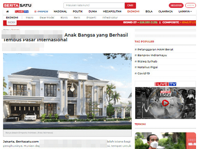 Contoh press release klien Akudigital yang tayang di media online 7